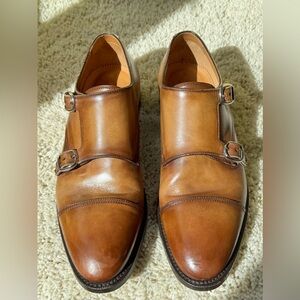 Suitsupply Men's Double Monk Strap Shoes - Brown